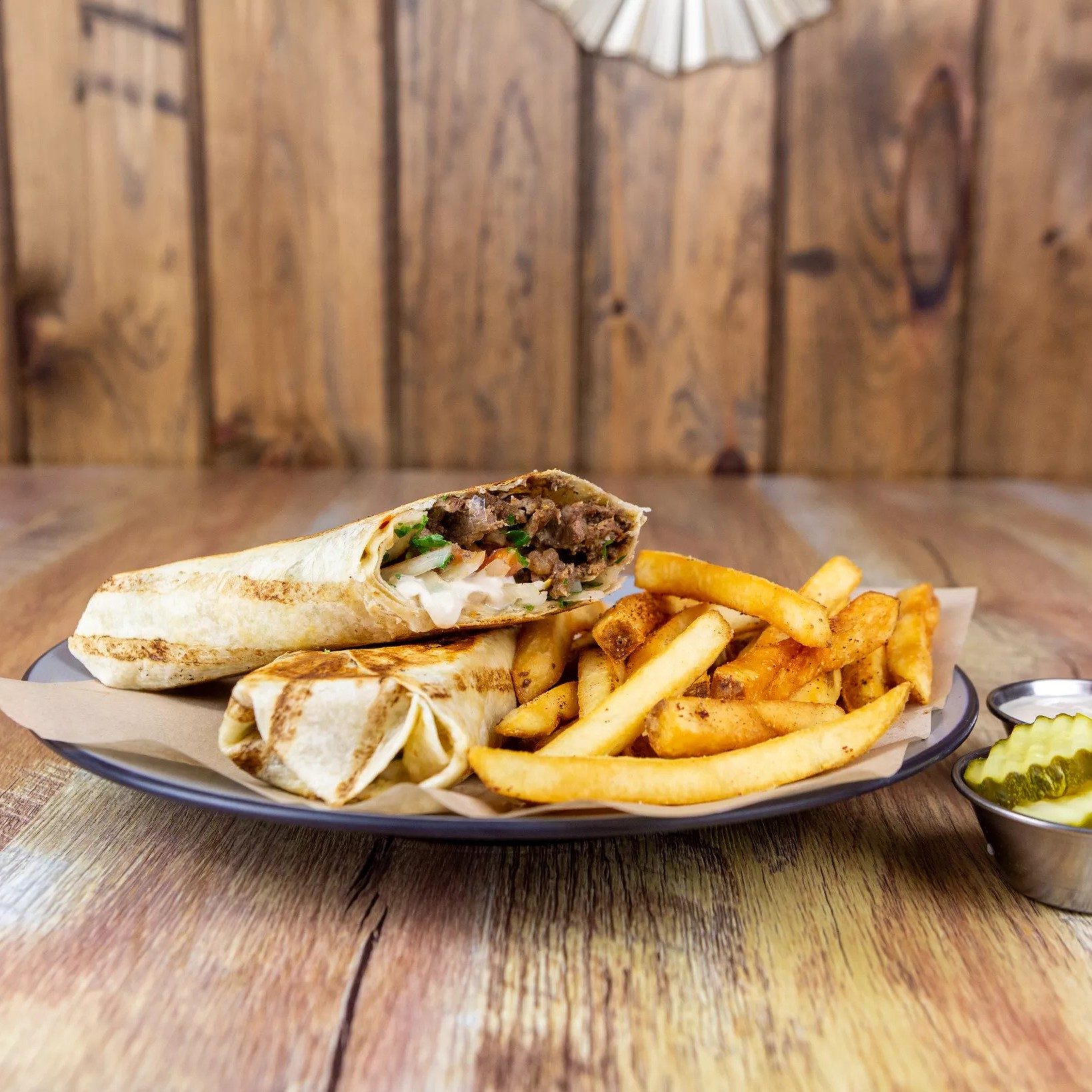 Lamb & Beef shawarma bowl.