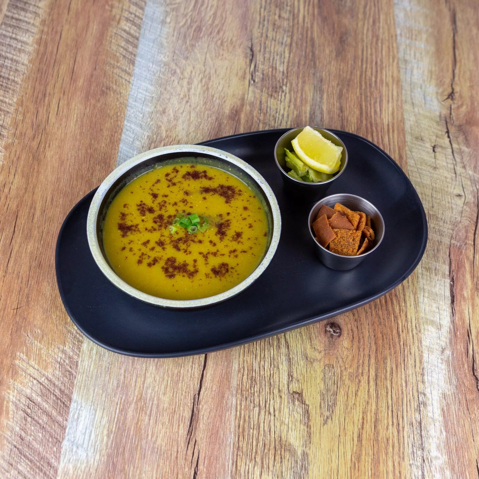 Lentil soup.